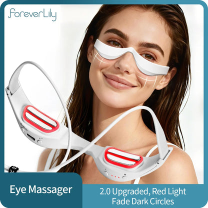 Thelegendaryshoppe EMS Eye Massager Glasses Red Light Therapy